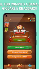 Dama: gioca online e offline screenshot 3