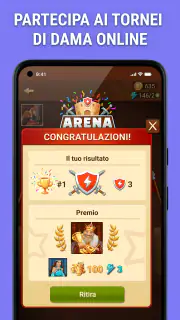 Dama: gioca online e offline screenshot 5