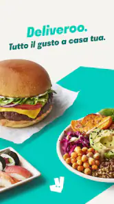 Deliveroo: Cibo e shopping screenshot 1