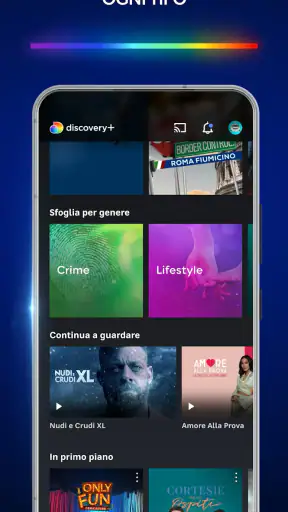 discovery+ | Riproduci show TV screenshot