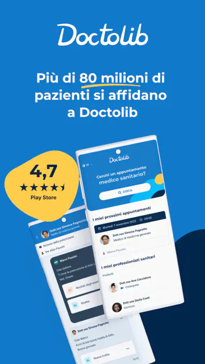 Doctolib: l'app per la salute screenshot 1