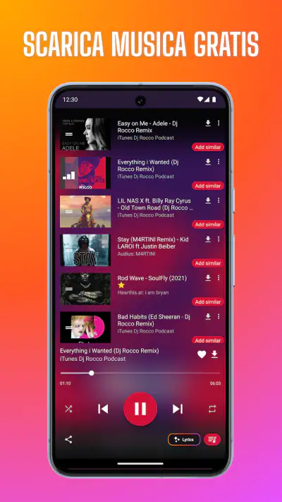 Downloader Lettore musicale screenshot 1