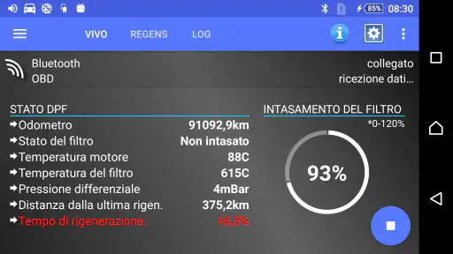 DPF Monitor -Fiat e Alfa Romeo screenshot 8