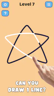 Draw 1Line Puzzle Game screenshot 2