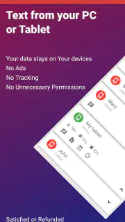 EasyJoin: SMS from PC & Sync screenshot 1