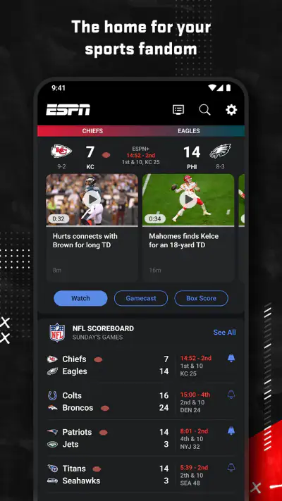 ESPN screenshot 1