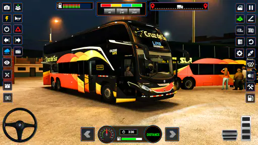 Euro Bus Driving Bus Simulator screenshot 2