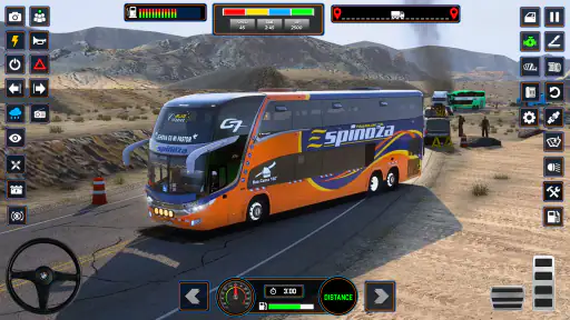 Euro Bus Driving Bus Simulator screenshot 4