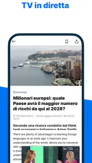 Euronews: Notizie europee 24/7 screenshot 3