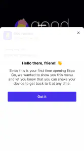 Expo Go screenshot 3
