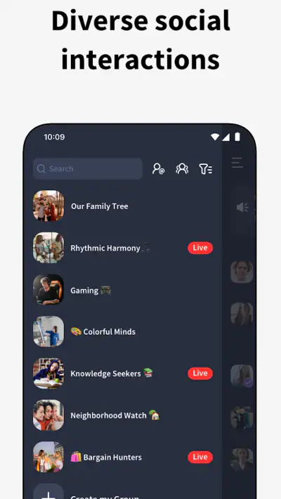 Fambase: Live & Group Chat screenshot 1