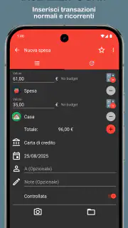 Fast Budget - Gestione Spese screenshot 8