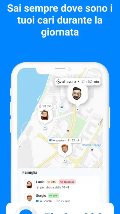 Findmykids: trova cellulare screenshot 1