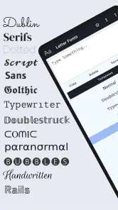 Font Lettere - Scritte Belle screenshot 1