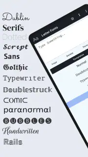 Font Lettere - Scritte Belle screenshot 1