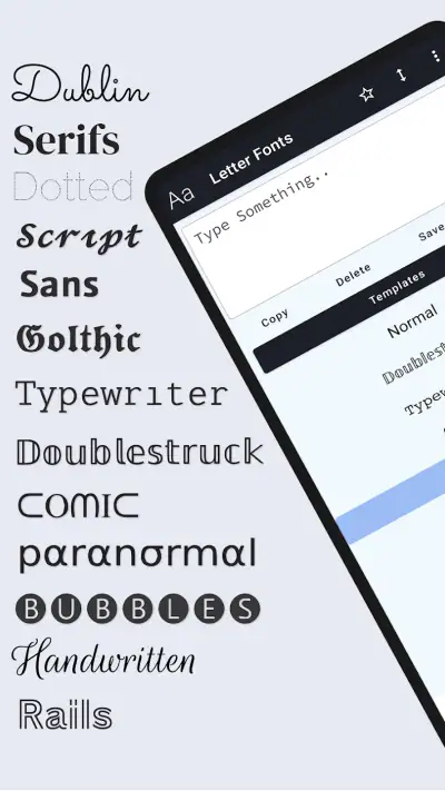 Font Lettere - Scritte Belle screenshot 1