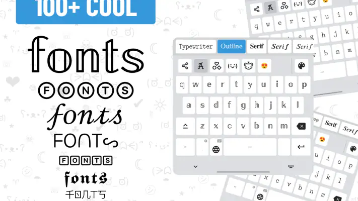 Fonts - Tastiera Carattere screenshot 1