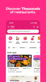 foodpanda: food & groceries screenshot 2