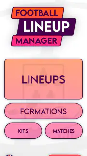 Football Lineup Manager screenshot 1