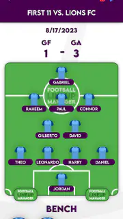 Football Lineup Manager screenshot 4