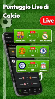 Football Live Scores & Match screenshot 1