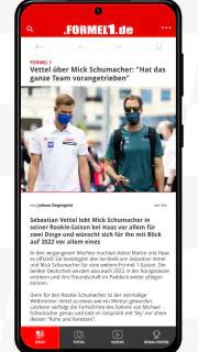 Formel1.de screenshot 3