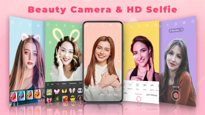 Fotocamera di bellezza -Selfie screenshot 1