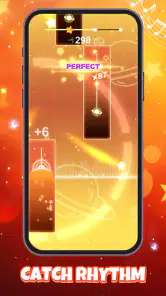 Galaxy Piano: Scrolling Rush screenshot 2