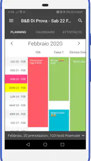 Gestione prenotazioni per B&B screenshot 1
