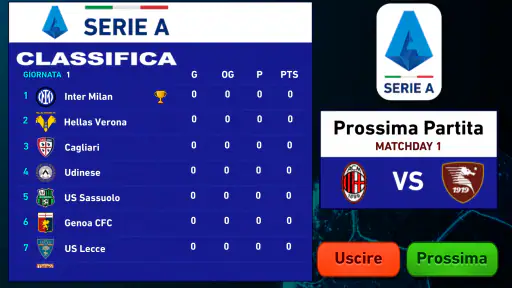 Giochi di Calcio Serie A screenshot 7