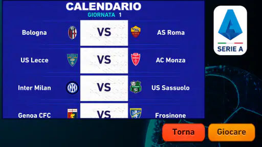 Giochi di Calcio Serie A screenshot 8