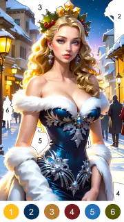Gioco da colorare l'abito screenshot 2