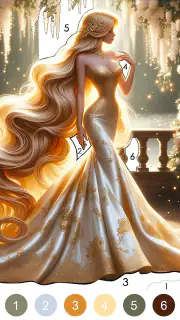 Gioco da colorare l'abito screenshot 6