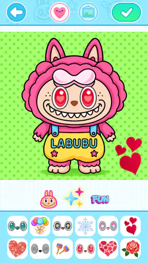 Gioco da colorare labubu screenshot