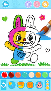 Gioco da colorare labubu screenshot 2