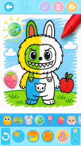 Gioco da colorare labubu screenshot 5