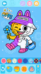 Gioco da colorare labubu screenshot 7