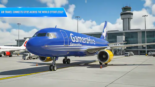 gioco di volo 3d: gioco aereo screenshot 1