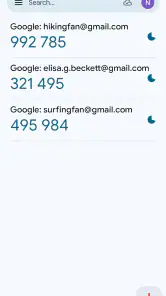 Google Authenticator screenshot 5