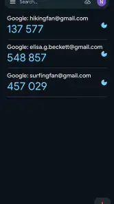 Google Authenticator screenshot 6