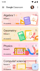 Google Classroom screenshot 1