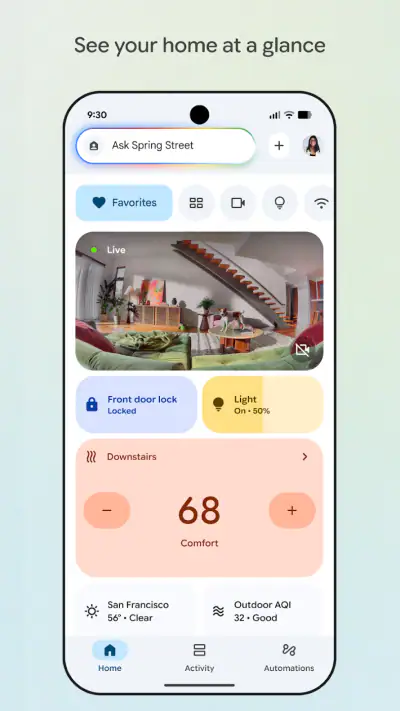 Google Home screenshot 1