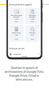 Google One screenshot 2
