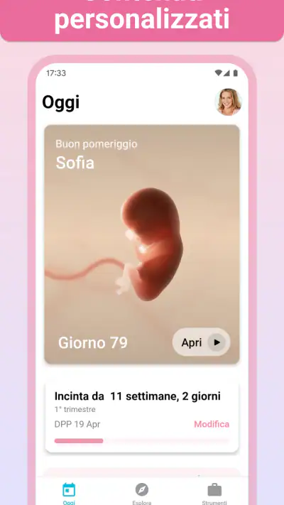 Gravidanza +| Maternità App screenshot 1