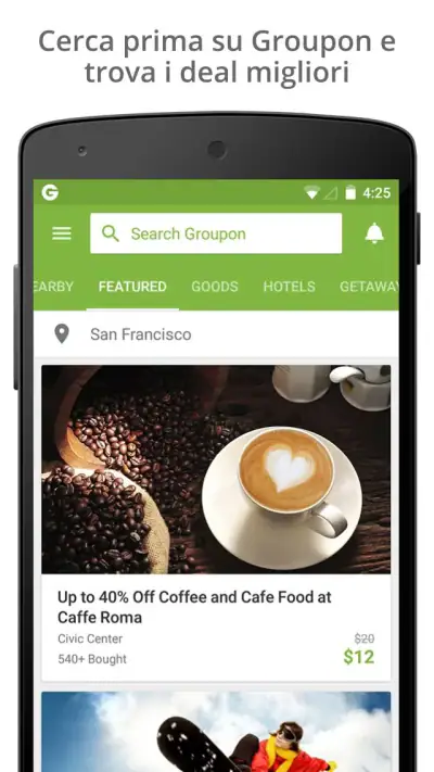 Groupon-Offerte Super Scontate screenshot 1