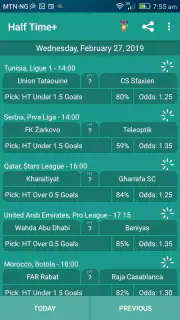Half Time Plus screenshot 1