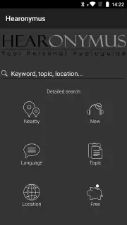 Hearonymus - your audio guide screenshot 1
