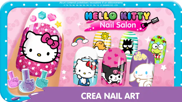 Hello Kitty salone per unghie screenshot 1
