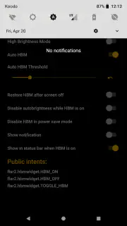 High Brightness Mode screenshot 5