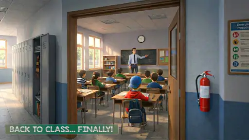 Home escape: Schoolboy stealth screenshot 5